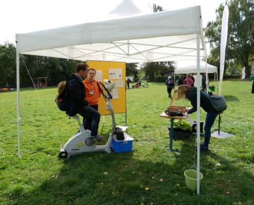 Energie2000 mit dem Energiefahrrad